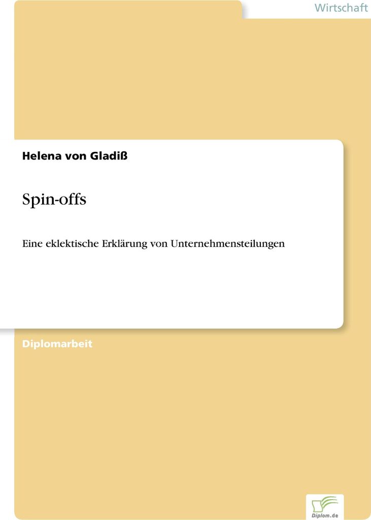 Spin-offs, Deutsch, Taschenbuch, 92 Seiten