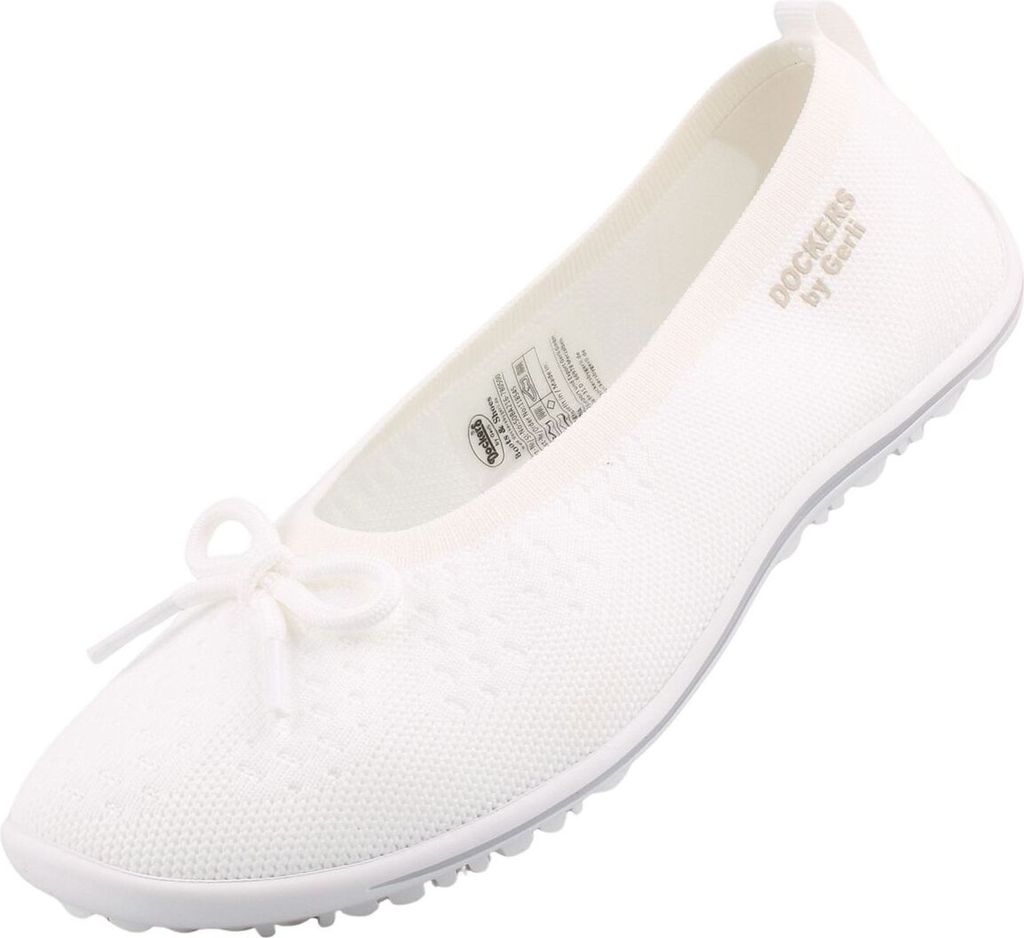 Dockers by Gerli Barfußschuhe Weiß in Gr. 42