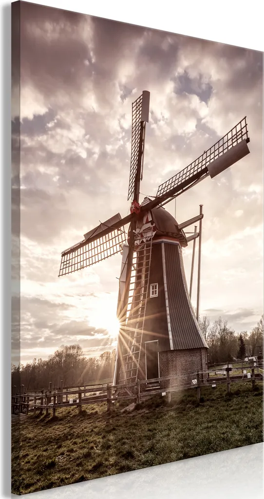 Quadro Moderno Paesaggio Vento di Ricordi 80x120 Verticale per Salotto