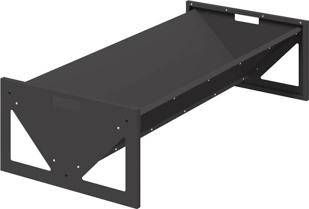 Futtertröge für Nutztiere Schwarz 108 x 50 x 28 cm