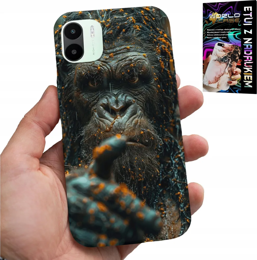 Custodia Protettiva Xiaomi Redmi A1 Animali + Pellicola Vetro 9H