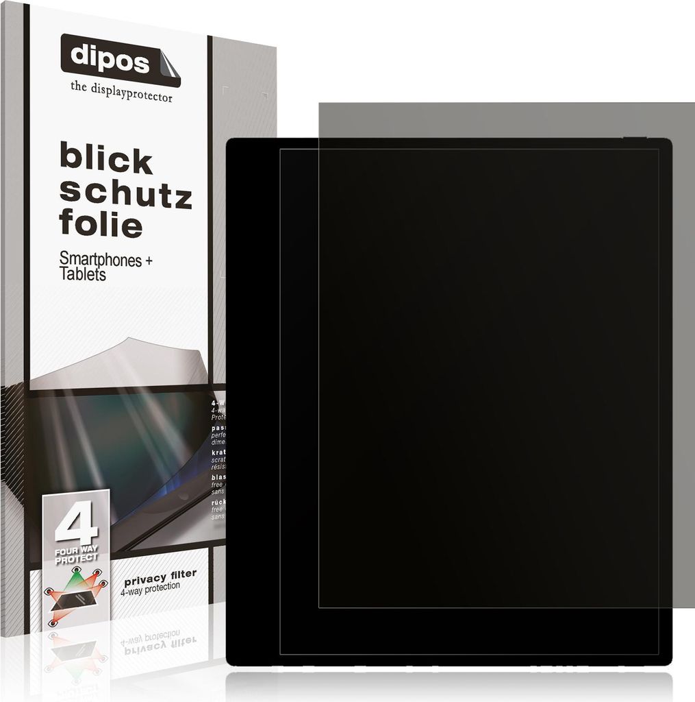 Blickschutzfolie für Boox Tab X C matt Schutzfolie Folie Display Schutz dipos
