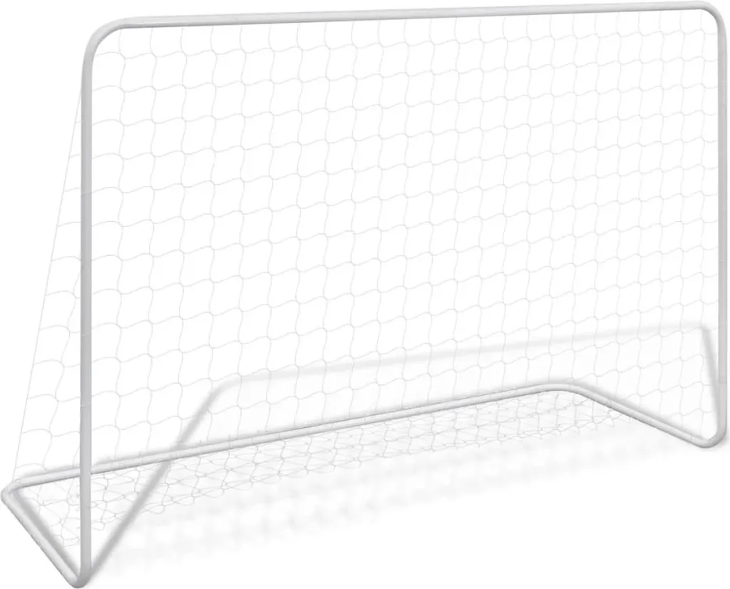 Cages de foot en acier avec filets résistants 182x61x122 cm - 2 unités