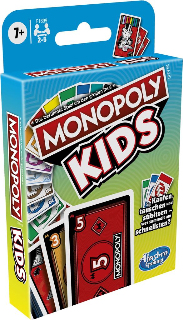Hasbro F1699100 Monopoly Kids Kartenspiel