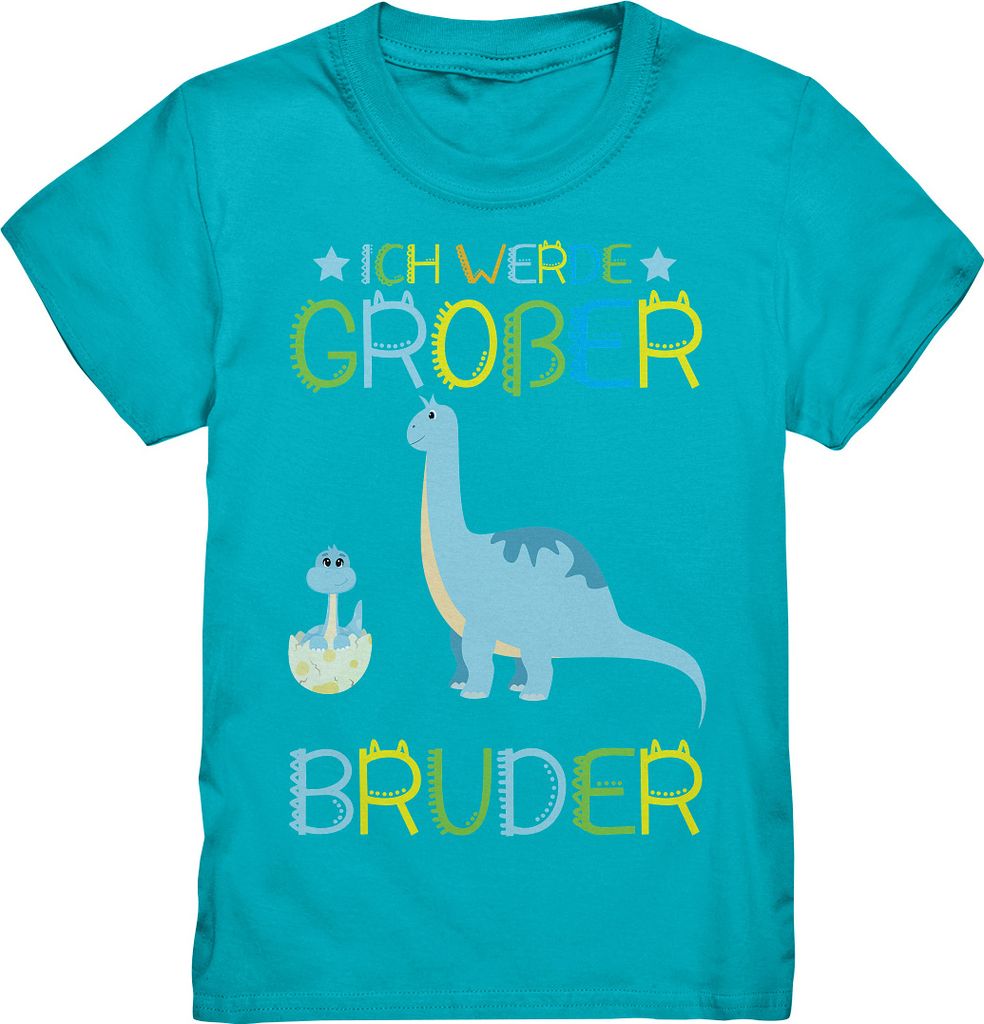 Dinosaurier Großer Bruder Dino T-Shirt – Swimming Pool / Produktbild 