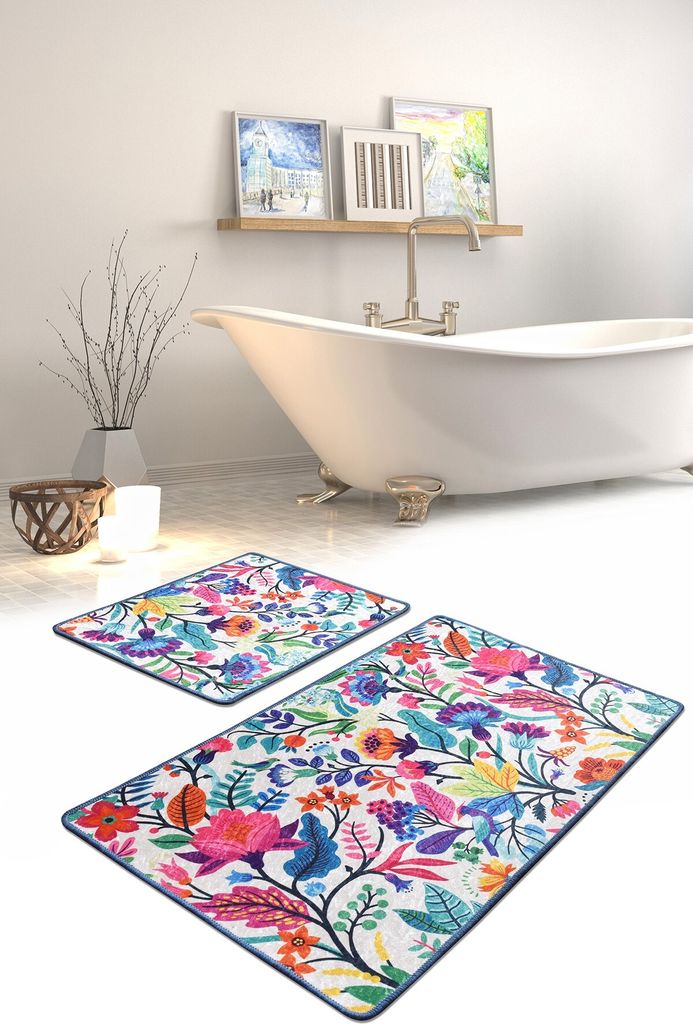 Mijolnir, Pictura, Badematten, Mehrfarbig, Polyester, 60 x Produktbild 
