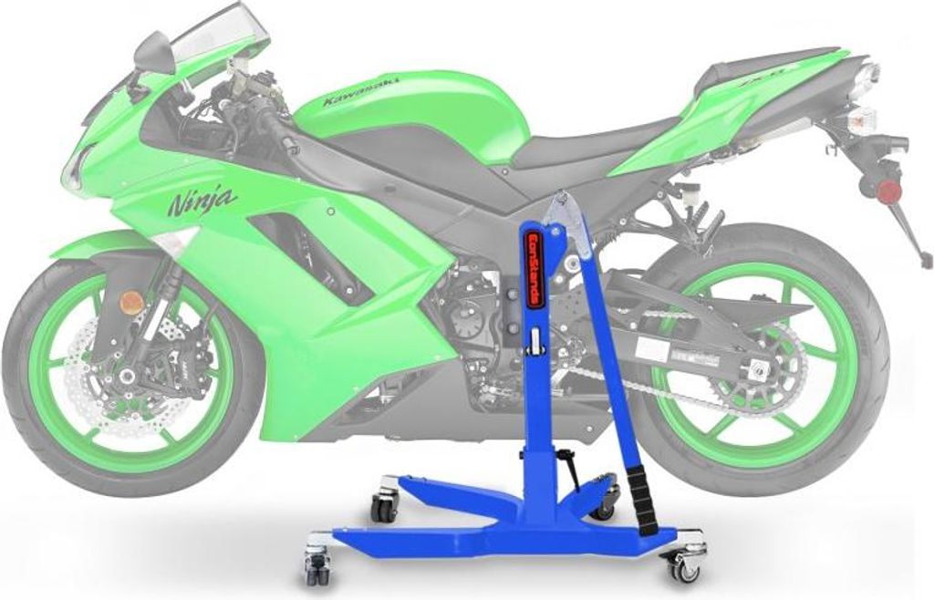 CS Power Classic-Zentralständer für Kawasaki ZX-6R 03-06 Blau