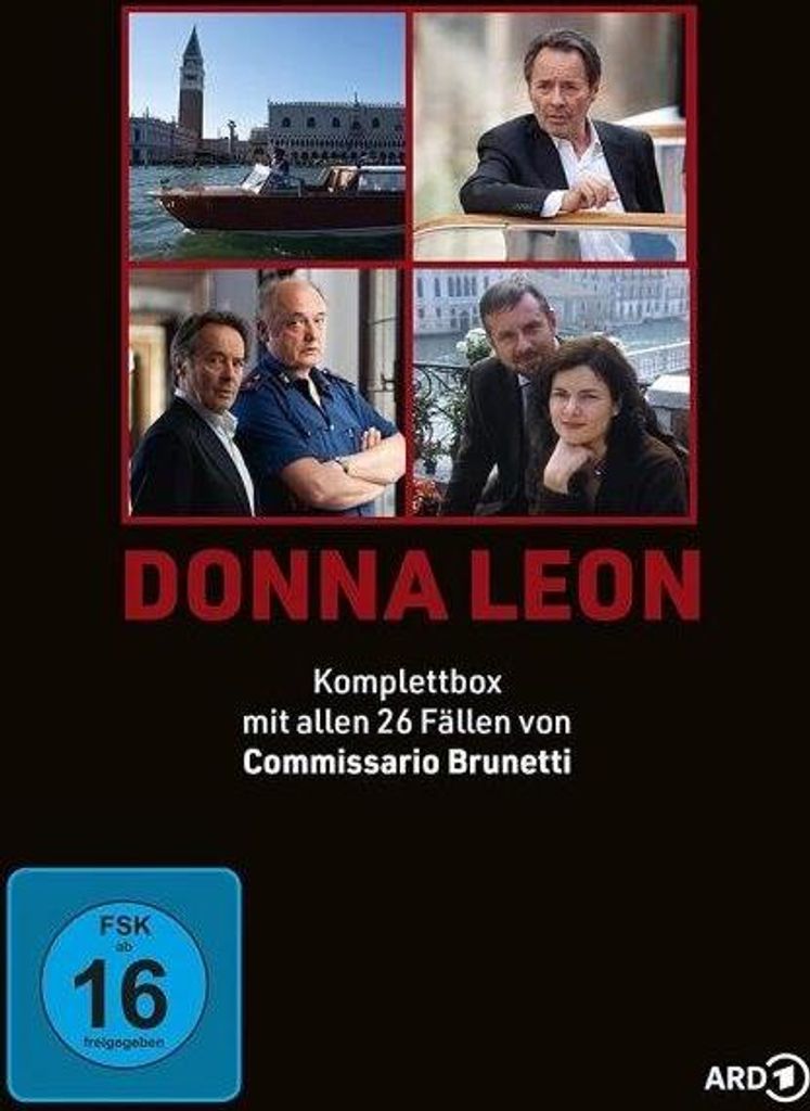Donna Leon: Commissario Brunetti - Komplettbox (26 Filme) Produktbild 