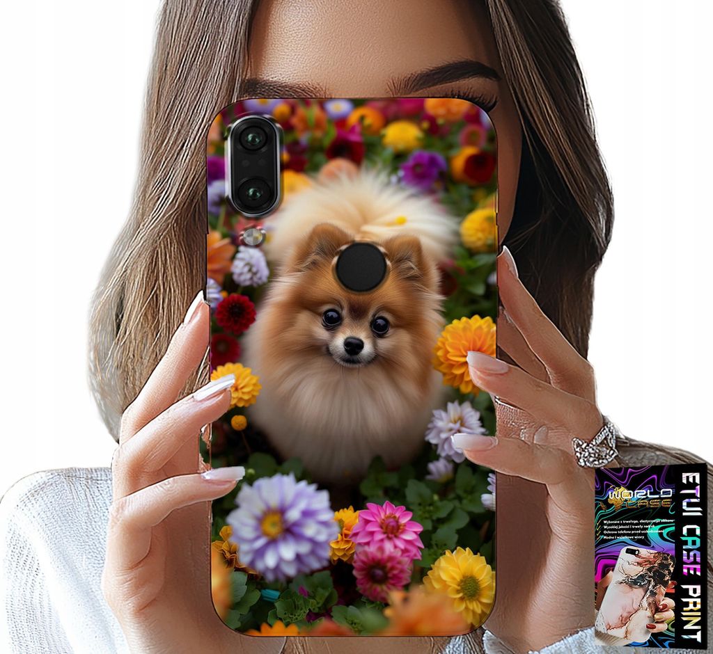 Hülle Für Huawei Y7 2019 - Süsser Hund, Pommersche Hülle + Glas