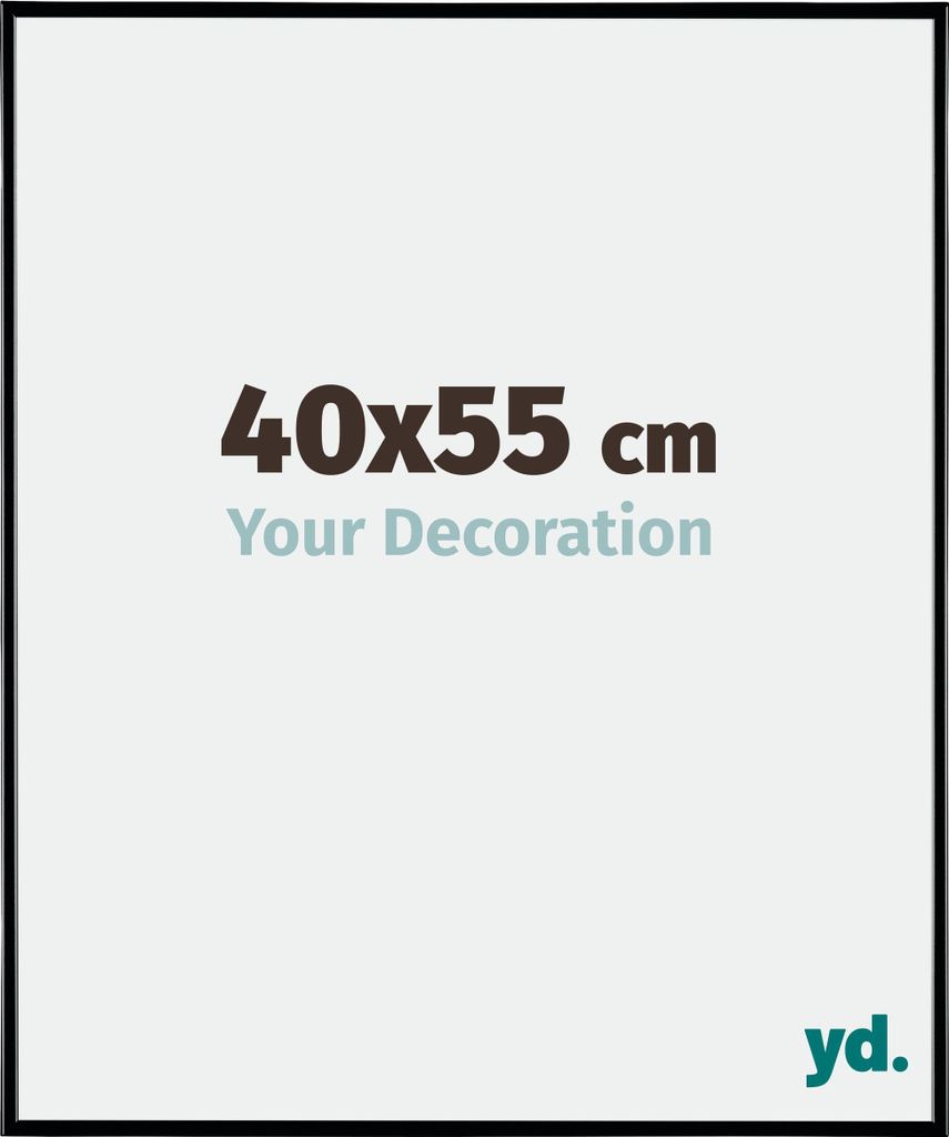 A placeholder image for a picture frame with dimensions and a logo.