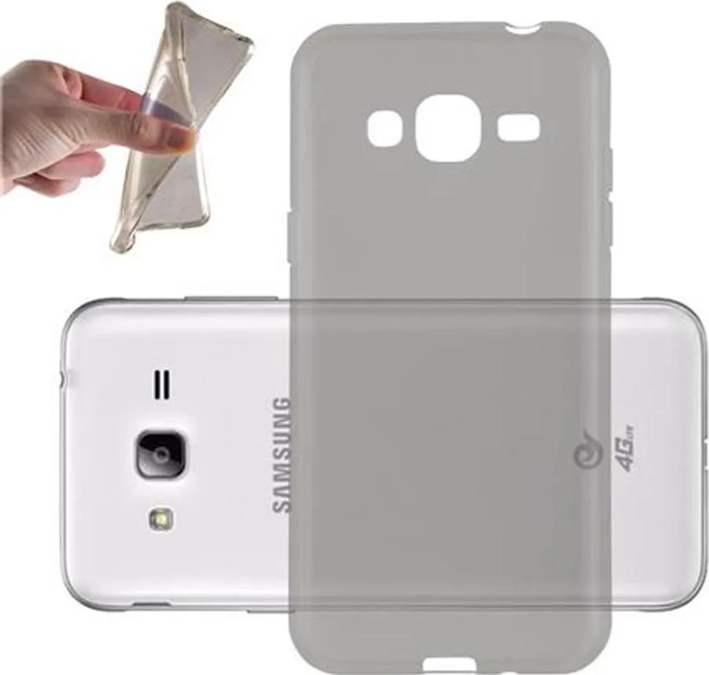 Samsung Galaxy J3 2016 Cover Protettiva Cadorabo - TPU Nero Antiurto