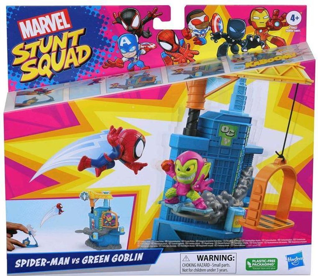 Figúrky Hasbro Stunt Squad Spider-Man vs Green Goblin Obrázok produktu 