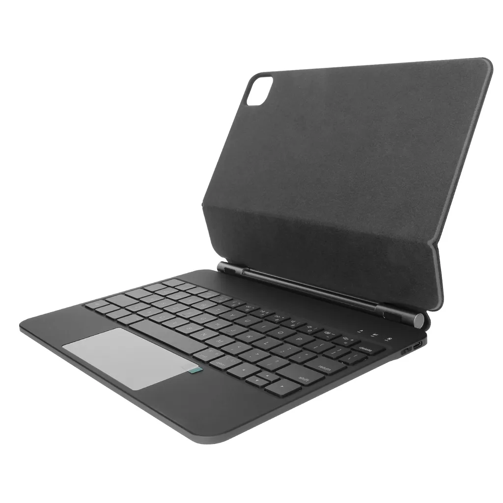 Housse avec clavier iPad Air 5 Noir, protection QWERTY Bluetooth
