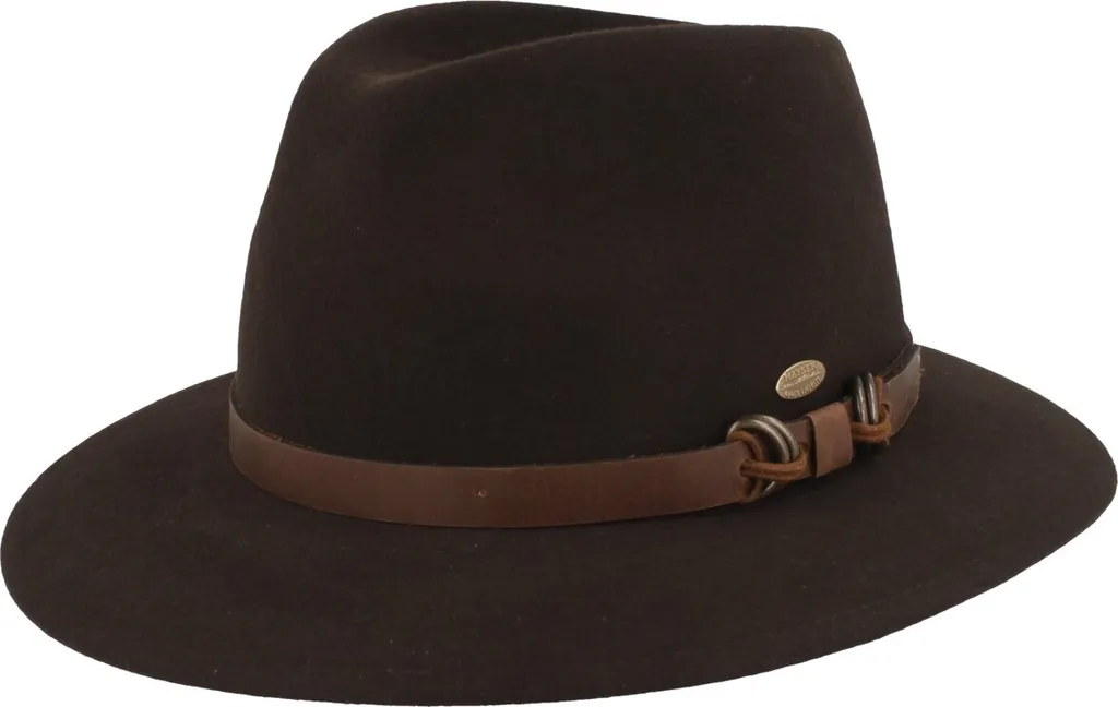 Chapeau Mayser Georgia Trecking : Chapeau de Plein Air Hydrofuge Marron