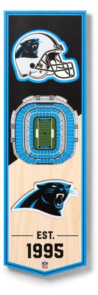Carolina Panthers 3D Stadium Banner