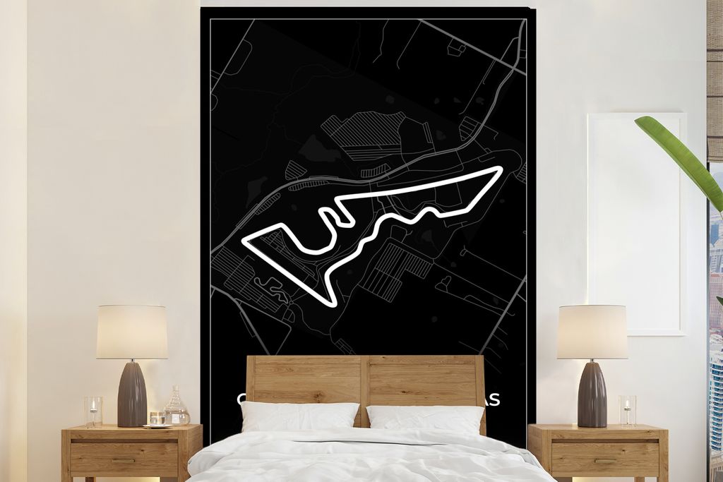 MuchoWow Fototapete für Wohnzimmer oder Schlafzimmer Wandtapete Vinyl Motivtapete Amerika - Rennstrecke - Formel 1 - Circuit of the Americas - R...
