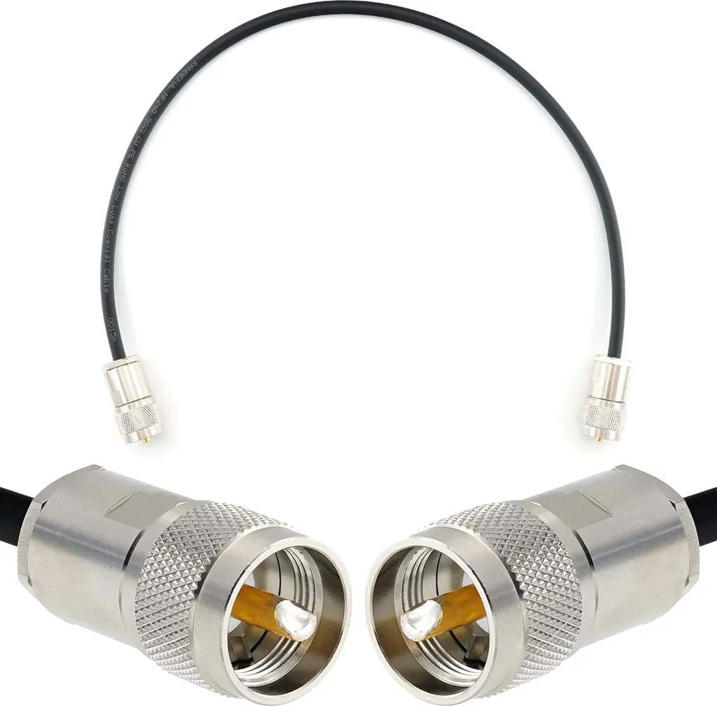 Cavo Jumper Radio PL259 UHF HF-240 50cm | Soluzione Professionale CB HAM