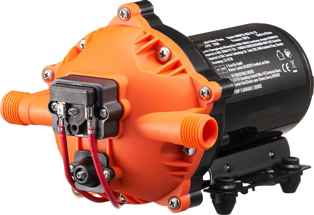 Membranowa pompa wodna SucceBuy 12 V, 5 GPM (18,93 l/min), Zdjęcie produktu 