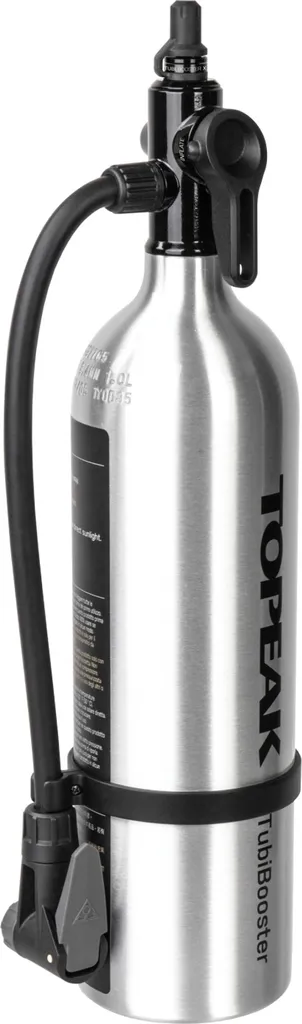 Gonfleur Tubeless Topeak Tubi Booster X Silver en Aluminium de Qualité
