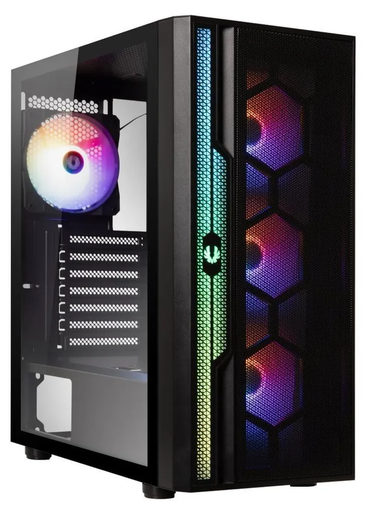 Boîtier PC BitFenix Apollo pour Montage Gaming ATX - 4 Fans ARGB Silencieux