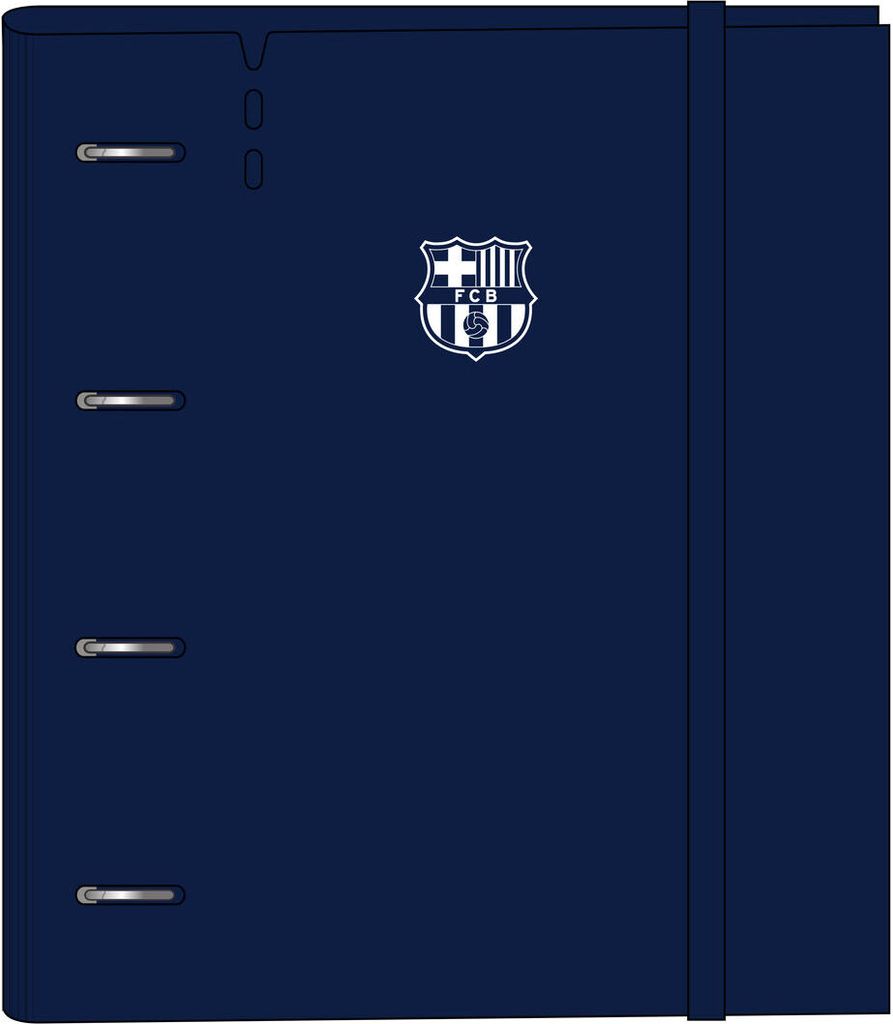 Ringbuch F.C. Barcelona Granatrot Marineblau 27 X 32 X 4 cm