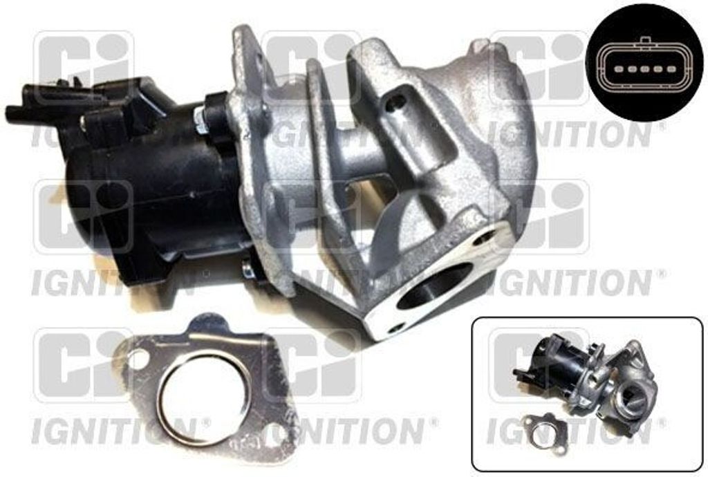 QUINTON HAZELL XEGR32 AGR-Ventil für FORD Fiesta Mk6 Schrägheck (JA8, JR8) Abgasrückführungsventil