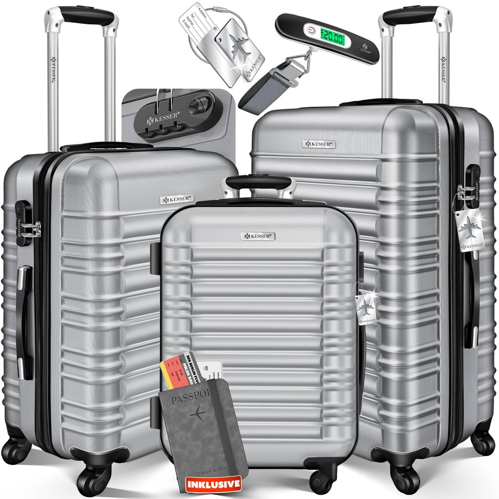 KESSER® Set valigie rigide da 3 pezzi - Set valigie rigide Immagine del prodotto 