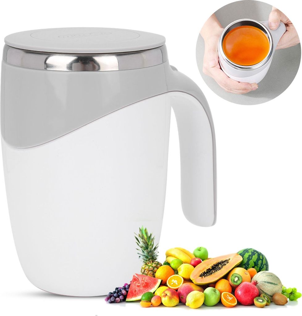 380 ml Selbstrührender Becher Magnetischer Selbstmischbecher für Kaffee, Tee, Milch Geschenk