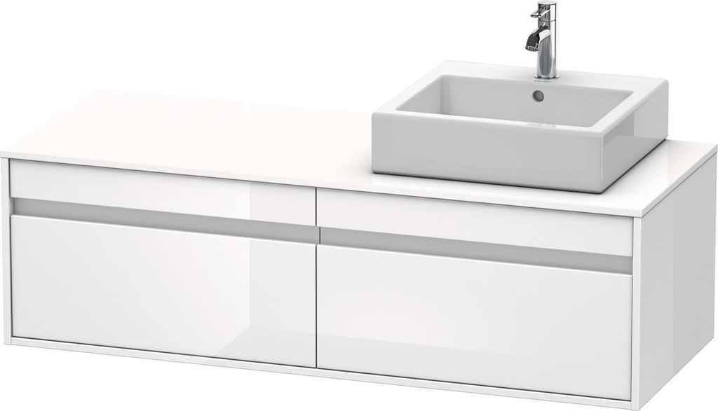 Duravit Waschtischunterbau KETHO 550 x 1400 x 426 mm nussbaum natur