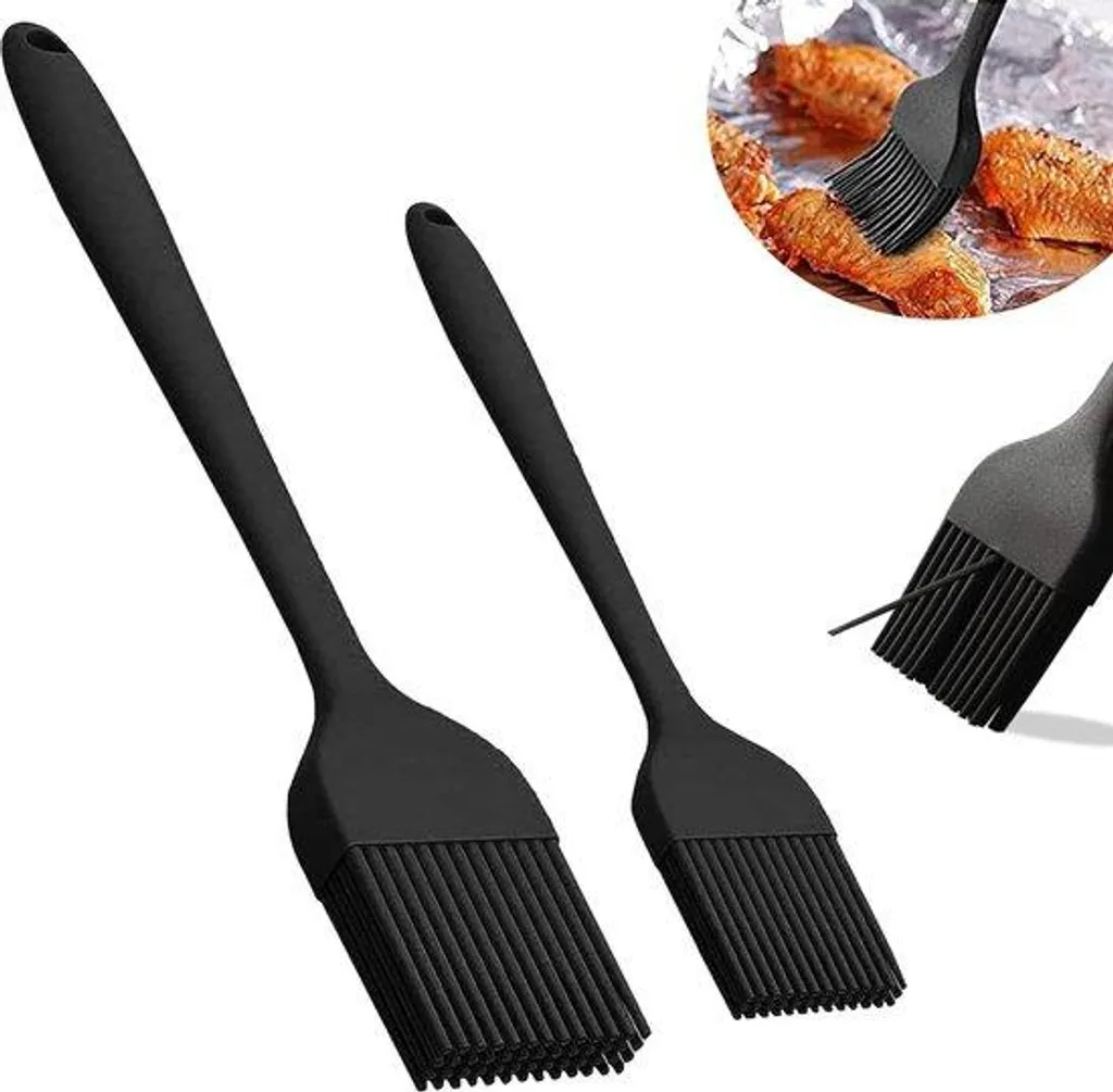 Brosses silicone pour barbecue et pâtisserie lot de 2 outils de cuisson