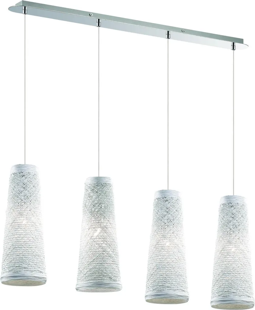 Reggiolo Suspension Luminaire Blanc Élégante pour Plafond Moderne