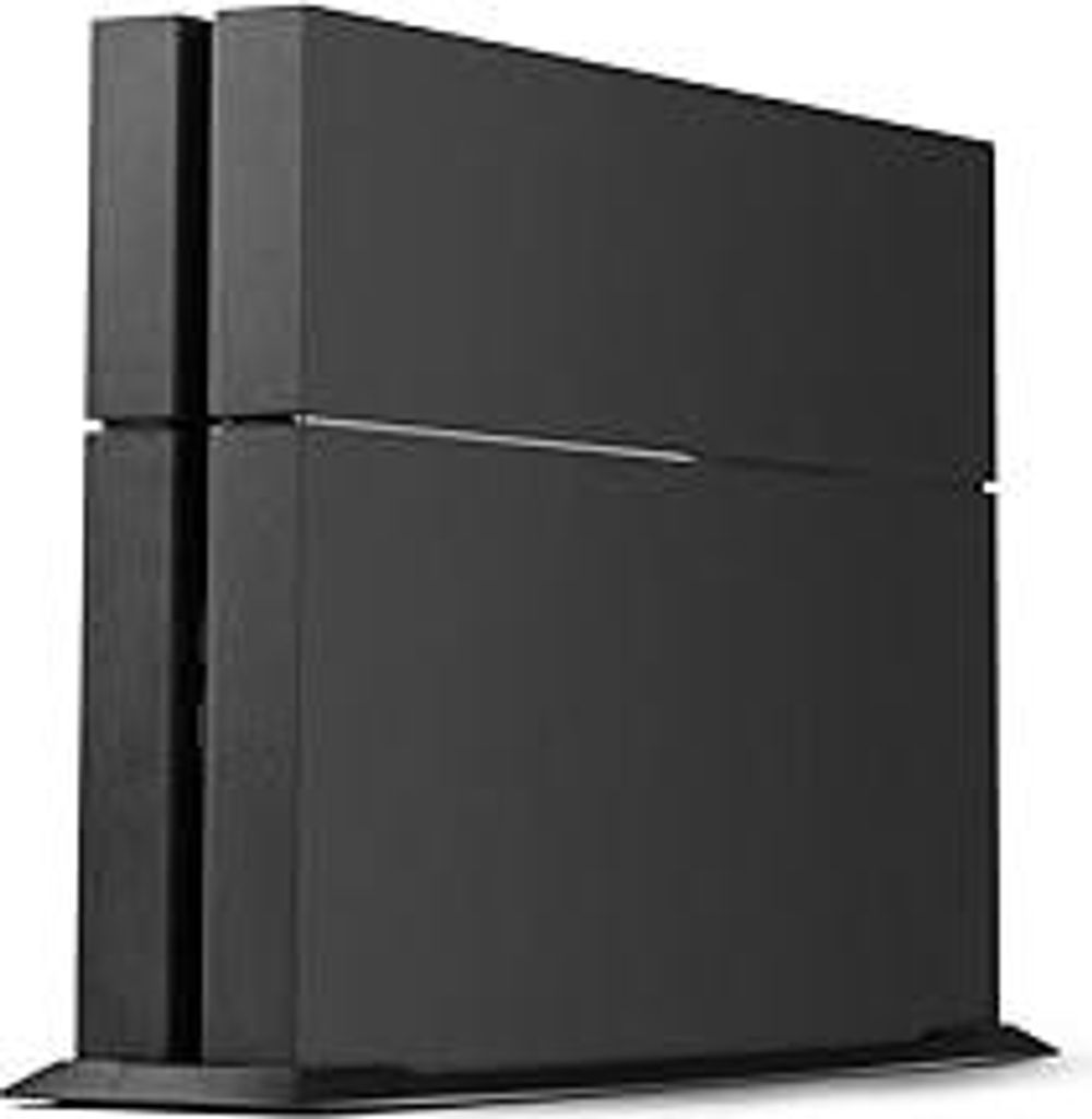 PS4 Vertikaler Standfuß für PlayStation 4 mit integrierten Kühlschächten und rutschfesten Füßen, Schwarz (Not for PS4 Slim & PS4 Pro)