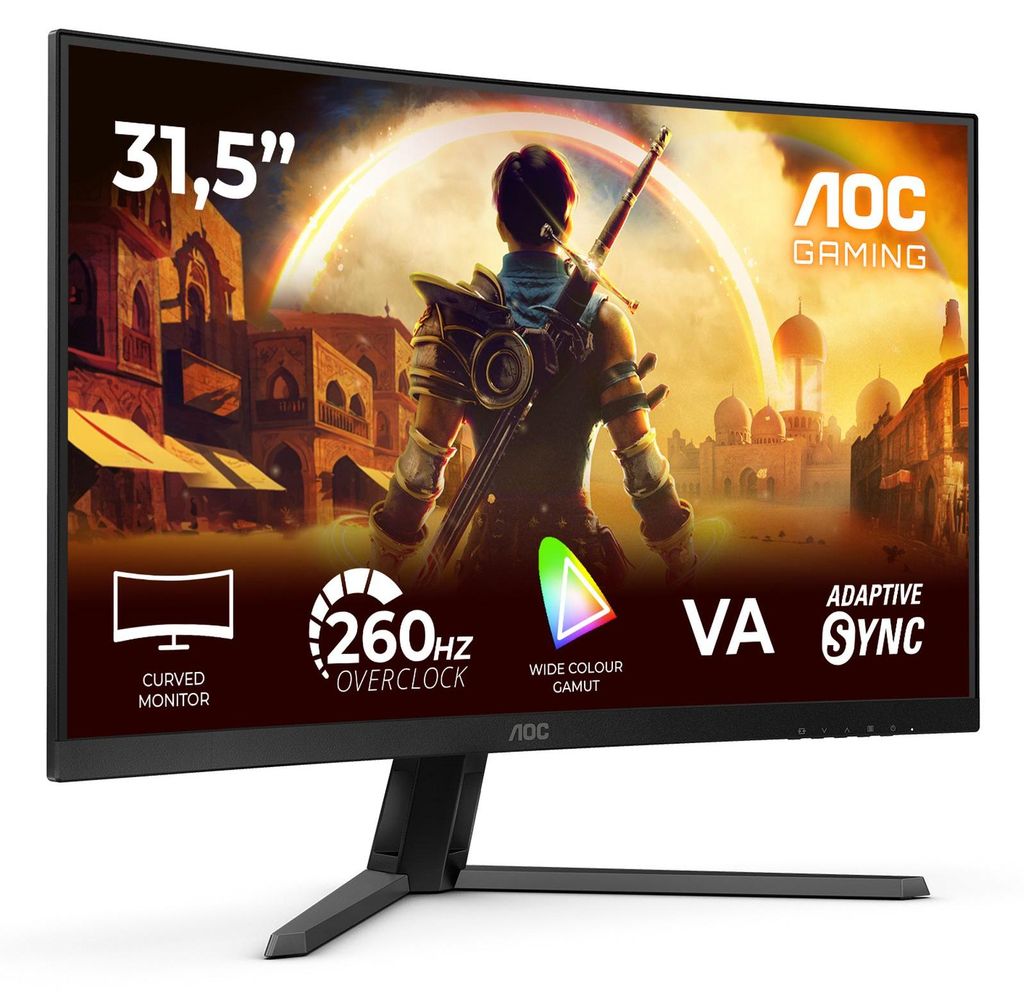 AOC Curved Gaming-Monitor C32G42ZE 31,5" Full HD 1920x1080 Produktbild 