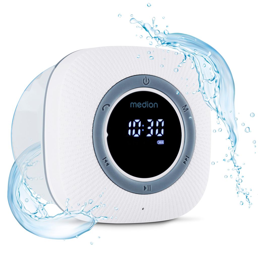 MEDION S66884 Duschradio mit Bluetooth (Badradio, UKW Produktbild 