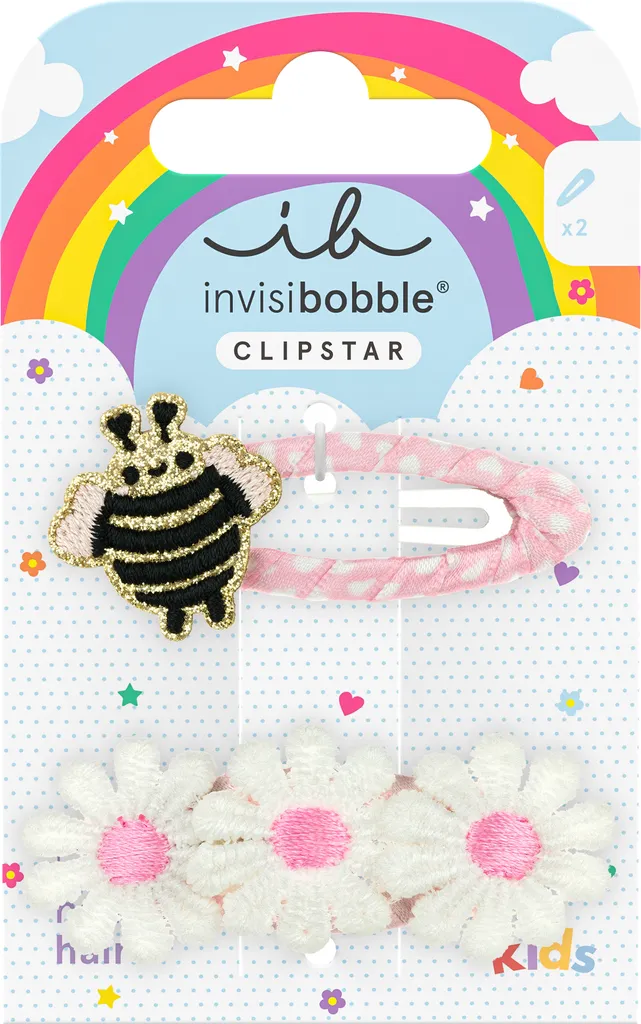 Clip per Capelli Bambini Happy Spring Bee 2 pz - Tenuta Sicura