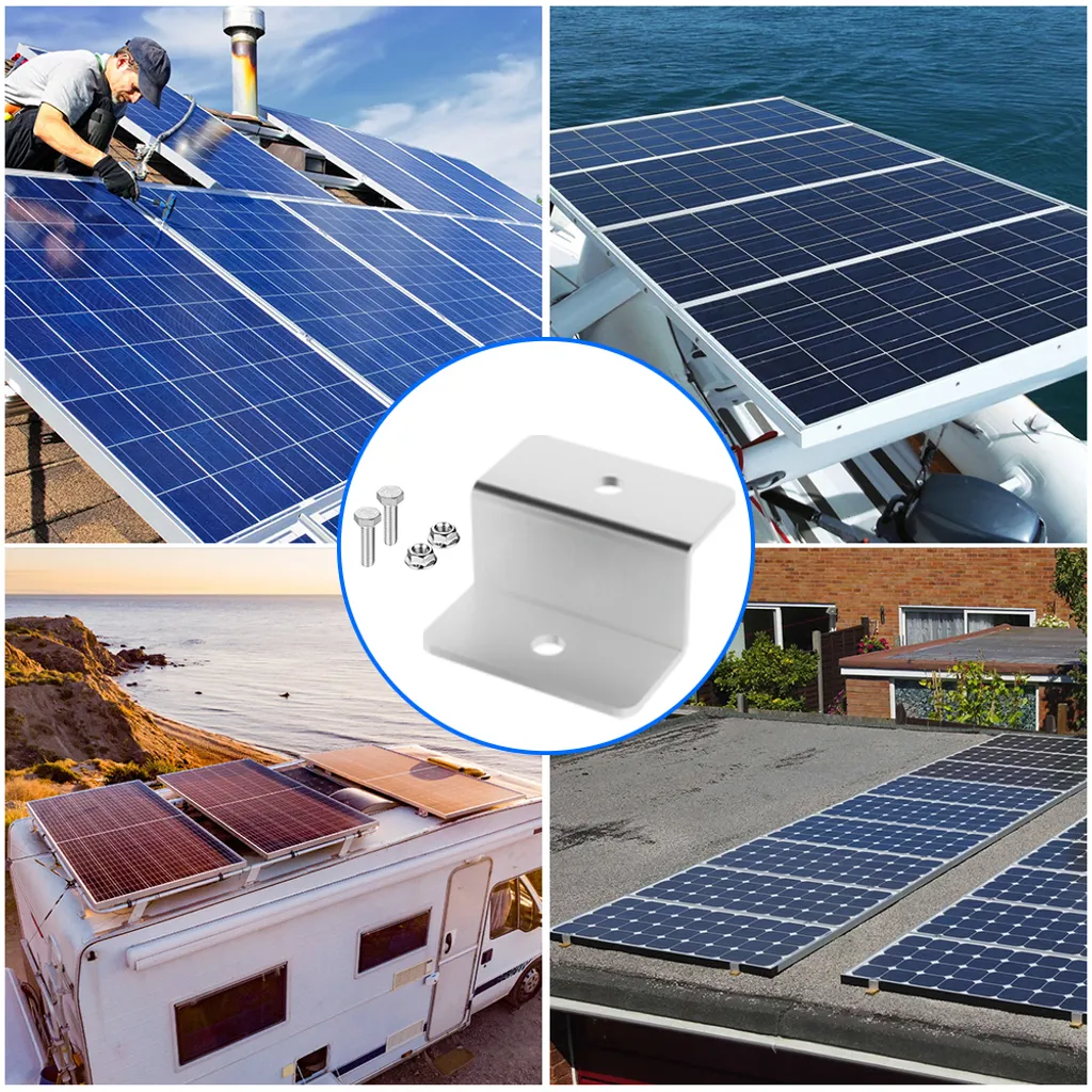 Supporto Modulo Solare Z-Mount Alluminio 4 Pezzi per Barca - 9