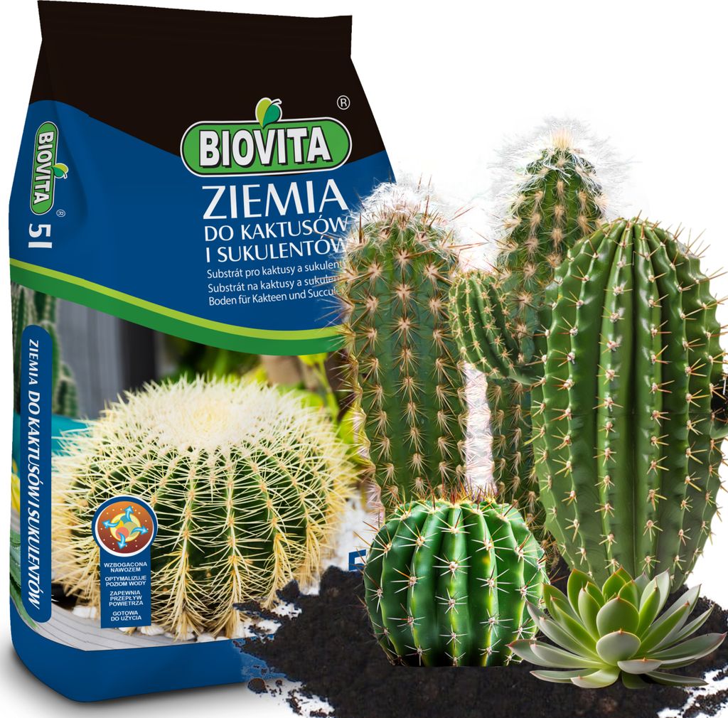 CULTIVERS Bio-Dnger Fr Kakteen & Sukkulenten 5L  100% Organisch  Flssigdnger Kakteen Dnger 5L