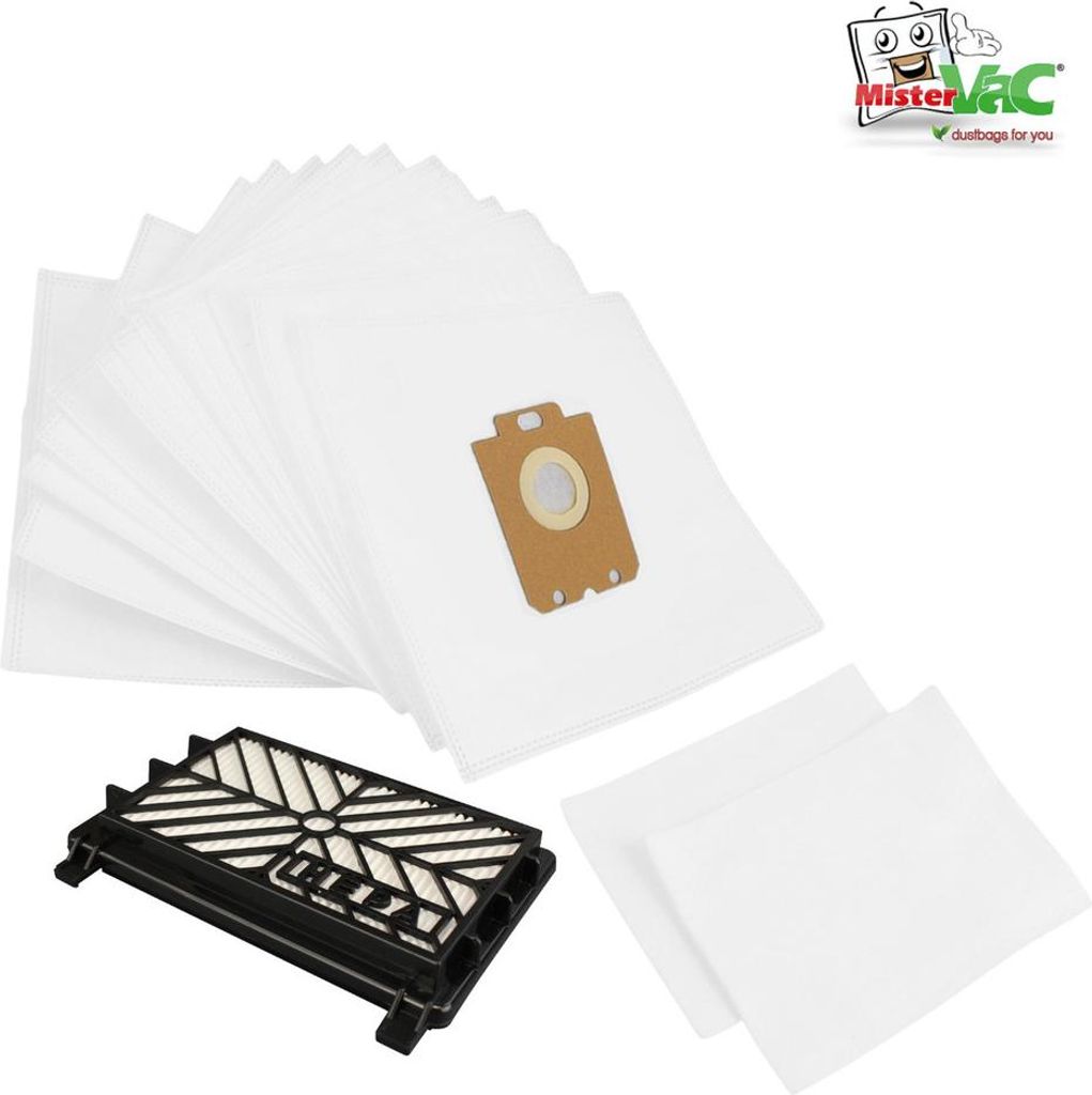 MisterVac 20 Stück Staubsaugerbeutel + Filter kompatibel mit Philips FC8617/01 Expression