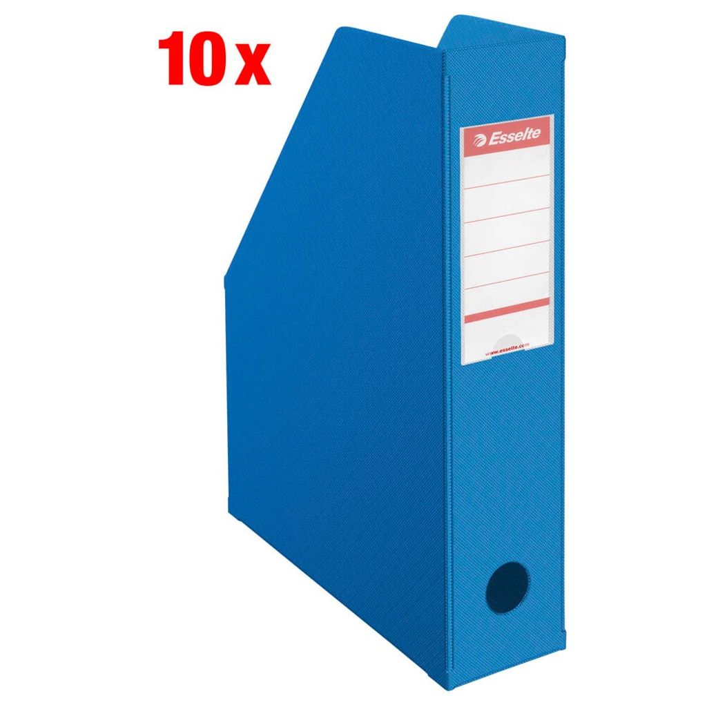 10 Esselte Stehsammler 56005 blau Kunststoff, DIN A4 Produktbild 