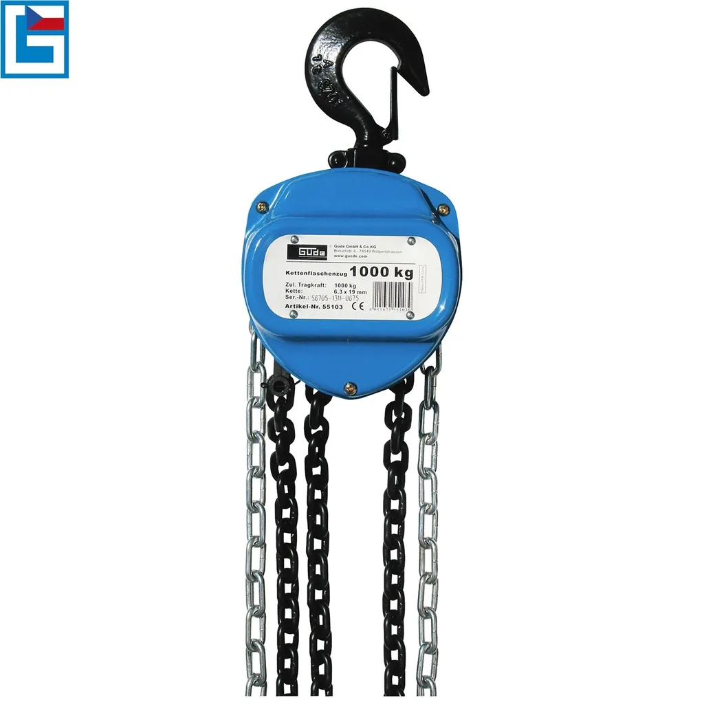 Palan de levage 1000KG Güde 55103 pour atelier et travaux mécaniques