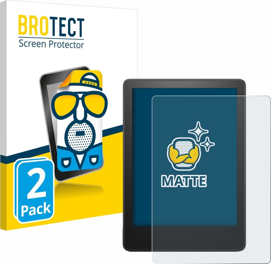 2x BROTECT Schutzfolie für Amazon Kindle Paperwhite 2023 (11. Gen.) Displayschutz Displayschutzfolie Folie Matt Entspiegelungsfolie
