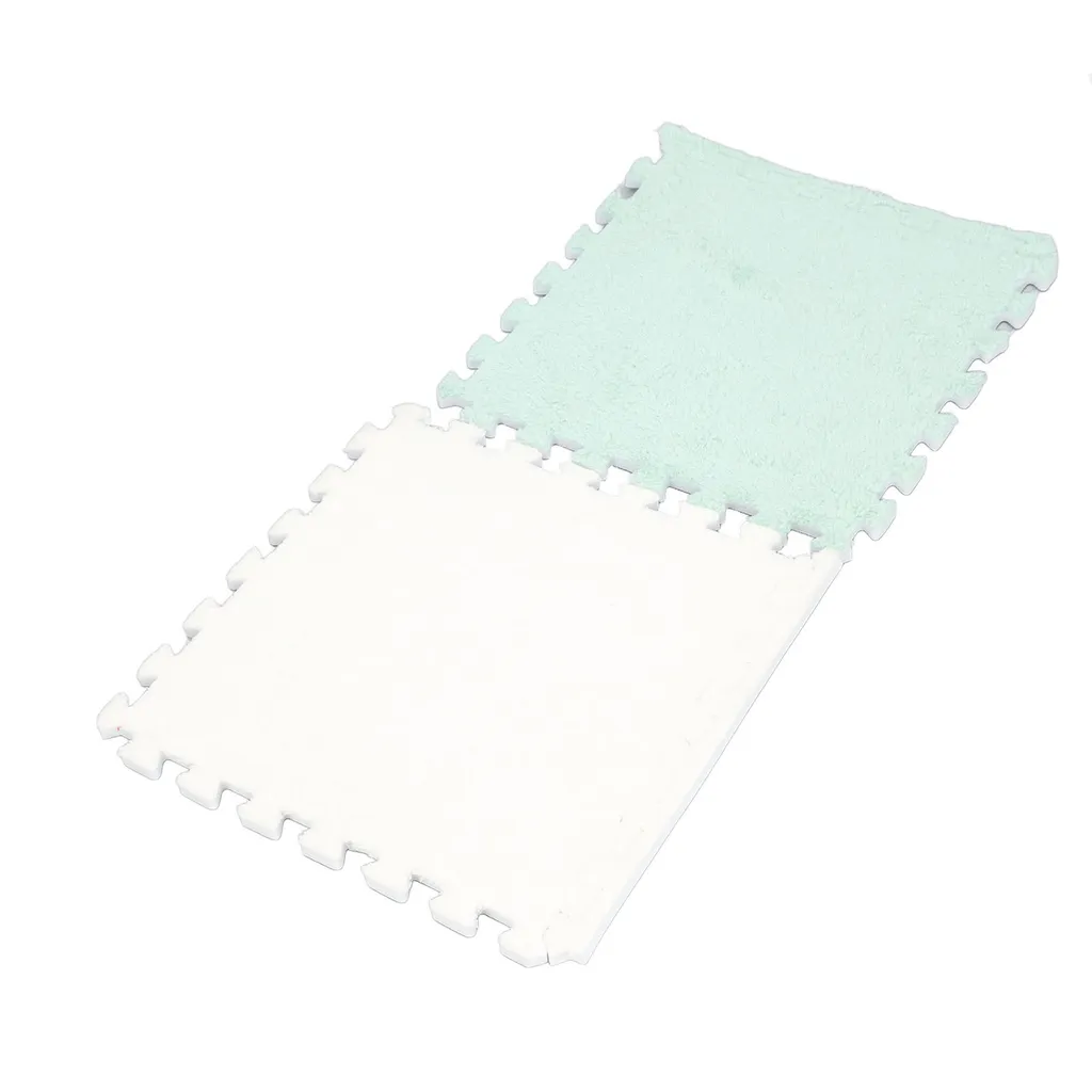 Dalles de sol puzzle en mousse moelleuse pour protection et décoration 10 pcs