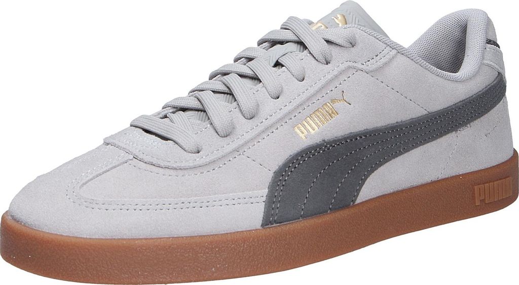 Puma Club II Era Suede Herren Sneaker sportlicher Schnürer Grau Freizeit, Schuhgröße:EUR 42.5 | UK 8.5