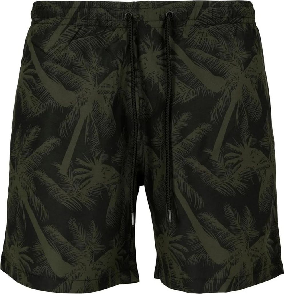 Urban Classics - Badeshorts für Herren TN1658 (S) (Oliv)