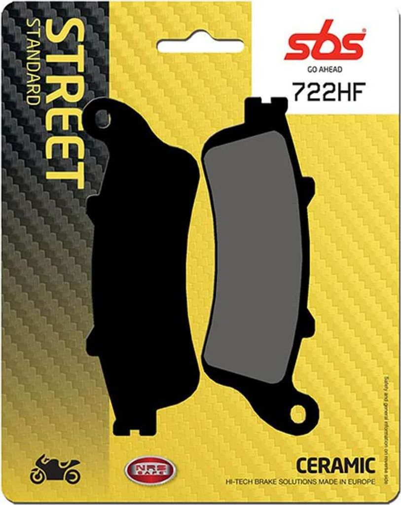Bremsbelag SBS 722HF (Satz pro Scheibe) Street Ceramic