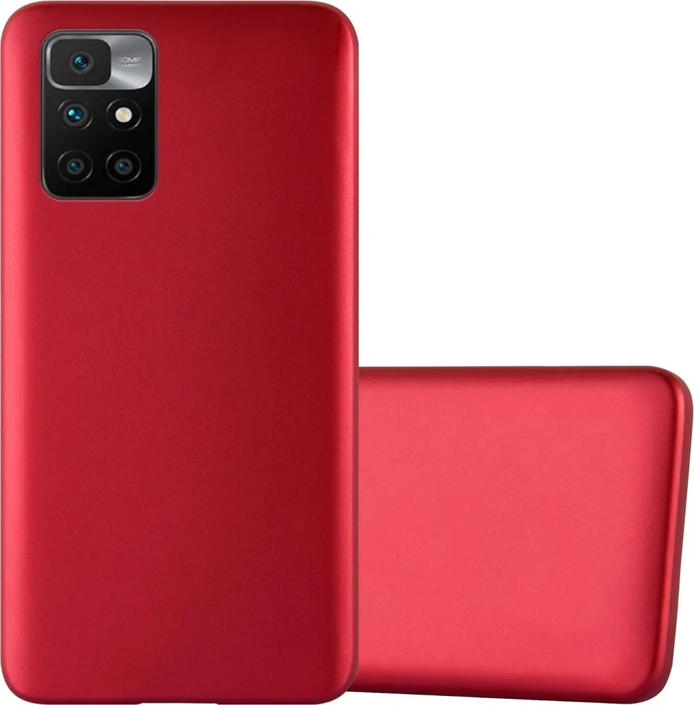 Custodia Cadorabo per Redmi 10 / Note 11 4G | Rosso TPU Silicone