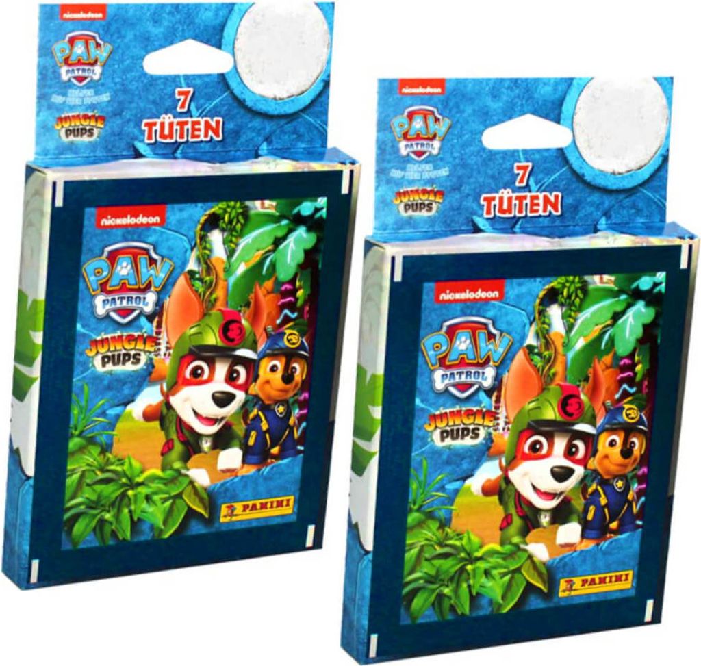 Kopie von Panini Paw Patrol Sticker Serie 10 - Jungle Pups (2024) - 2 Blister Sammelsticker #1