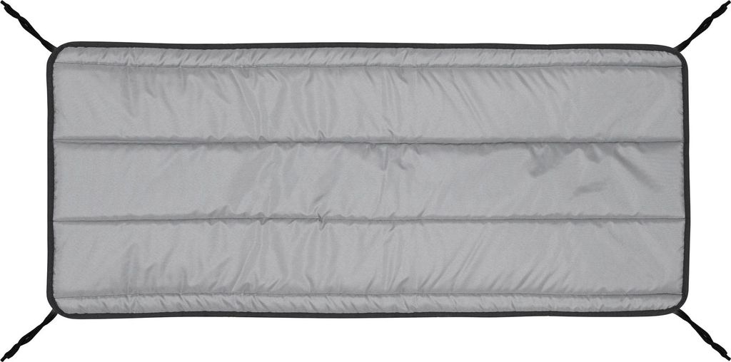 Gestepptes Schaumstoffkissen 100x50 cm dunkelgrau