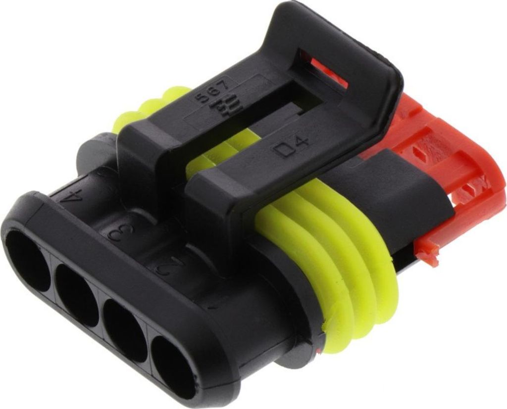 Buchsengehäuse JMP 4-Pol Superseal