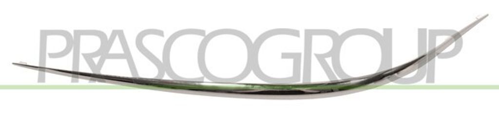 PRASCO Zierleiste Stoßfänger Vorne Links passend für MERCEDES-BENZ E-Klasse Limousine (W211) E-Klasse T-modell (S211)